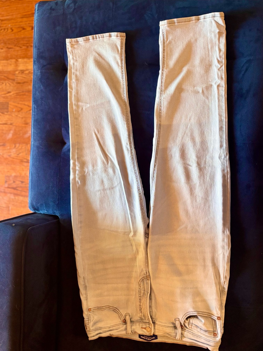 Scotch & Soda Straight-Leg Jeans in Light Blue
